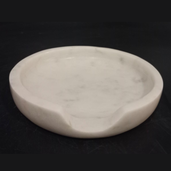 Marble Pots Plate Deep Border Cutting
