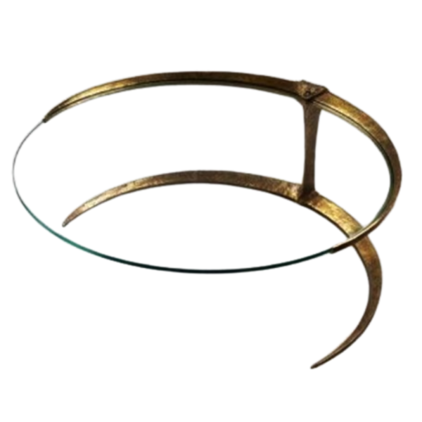 Table Moon Style Top Glass