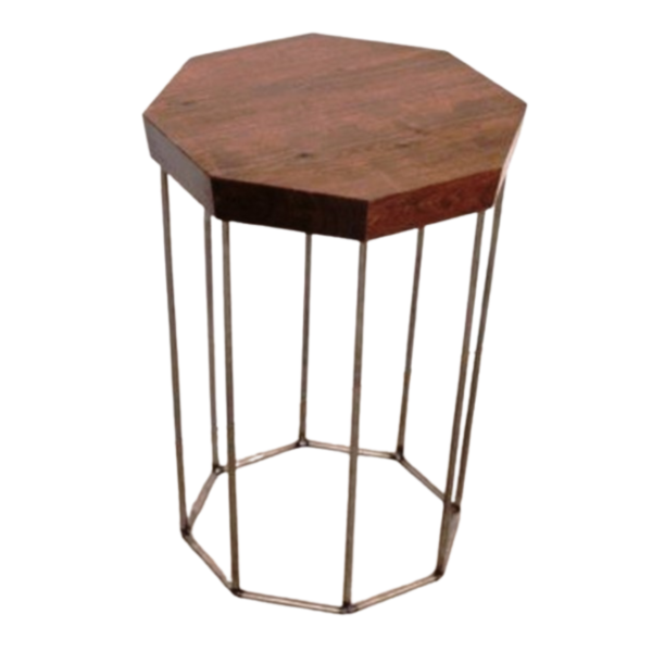 Stool Rectangle Top Wood